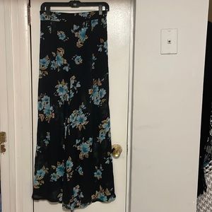 Flower dress pants with built in shorts.